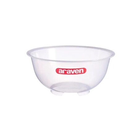 Araven Polypropylene Clear Mixing Bowl, 7.3QT, 6PK 91074